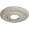 Ekena Millwork Blackthorn Medallion (Canopies up to 4 7/8"), 11 3/4"OD x 3 5/8"ID x 1"P, Pot of Cream Crackle CM11BLPCC - alternate 3
